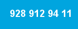 928 912 94 11 928 912 94 11